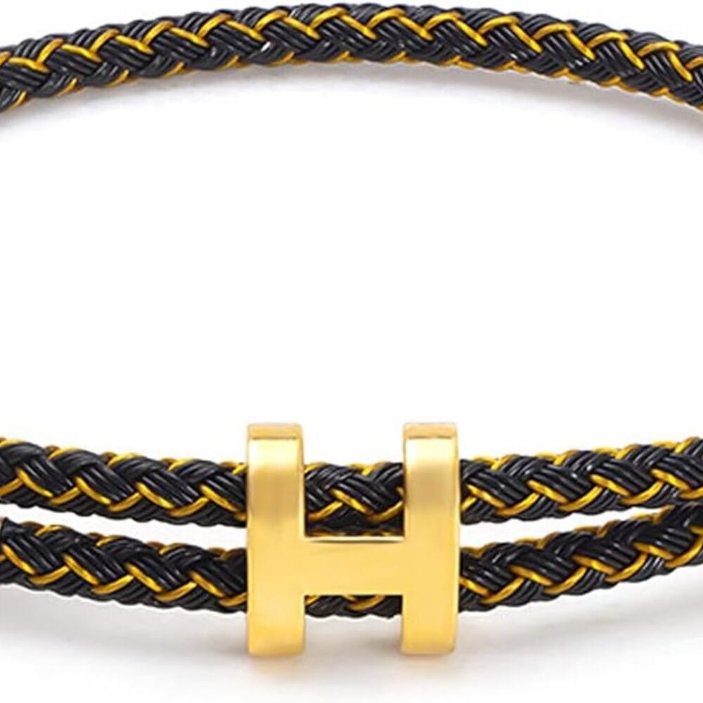 Bracelets for Women Adjustable Charm Bracelet, 18k Gold-plated Buckle Design Tit